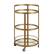Alt View 16. Camden&Wells - Hause Round Bar Cart - Brass.