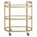 Front. Camden&Wells - Leif Bar Cart - Brass.