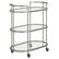 Angle. Camden&Wells - Leif Bar Cart - Satin Nickel.