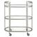 Front. Camden&Wells - Leif Bar Cart - Satin Nickel.