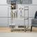 Alt View 11. Camden&Wells - Leif Bar Cart - Satin Nickel.