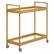 Angle. Hudson&Canal - Cooper Bar Cart - Brass.