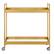 Front. Hudson&Canal - Cooper Bar Cart - Brass.