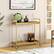 Alt View 11. Hudson&Canal - Cooper Bar Cart - Brass.