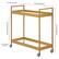 Alt View 13. Hudson&Canal - Cooper Bar Cart - Brass.