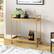 Alt View 17. Hudson&Canal - Cooper Bar Cart - Brass.