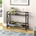 Alt View Zoom 11. Camden&Wells - Holly Bar Cart - Blackened Bronze.