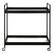 Front. Camden&Wells - Cooper Bar Cart - Blackened Bronze.