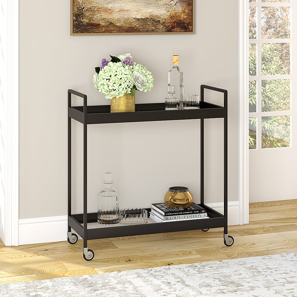 Best Buy: Camden&Wells Cooper Bar Cart Blackened Bronze BC0544