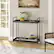 Alt View 17. Camden&Wells - Cooper Bar Cart - Blackened Bronze.