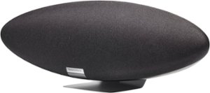 Bowers & Wilkins - Zeppelin Speaker with Wireless Streaming via iOS and Android Compatible Music App with Built-In Alexa - Midnight Grey - Front_Zoom