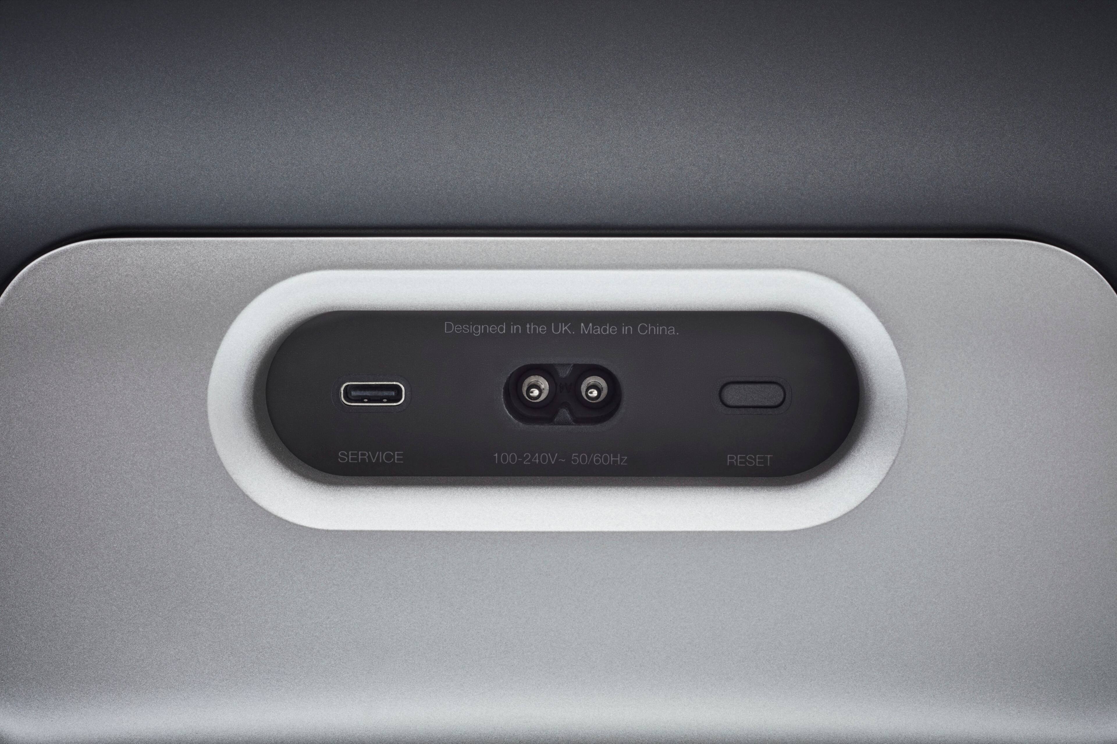 Alt View 12. Bowers & Wilkins - Zeppelin Speaker with Wireless Streaming via iOS and Android Compatible Music App with Built-In Alexa - Midnight Grey.