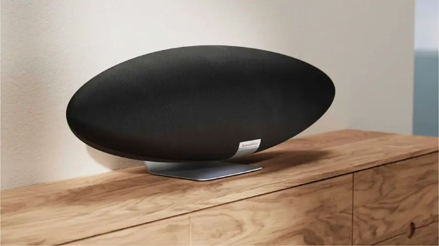 Alt View 13. Bowers & Wilkins - Zeppelin Speaker with Wireless Streaming via iOS and Android Compatible Music App with Built-In Alexa - Midnight Grey.