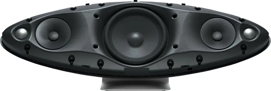Alt View 15. Bowers & Wilkins - Zeppelin Speaker with Wireless Streaming via iOS and Android Compatible Music App with Built-In Alexa - Midnight Grey.