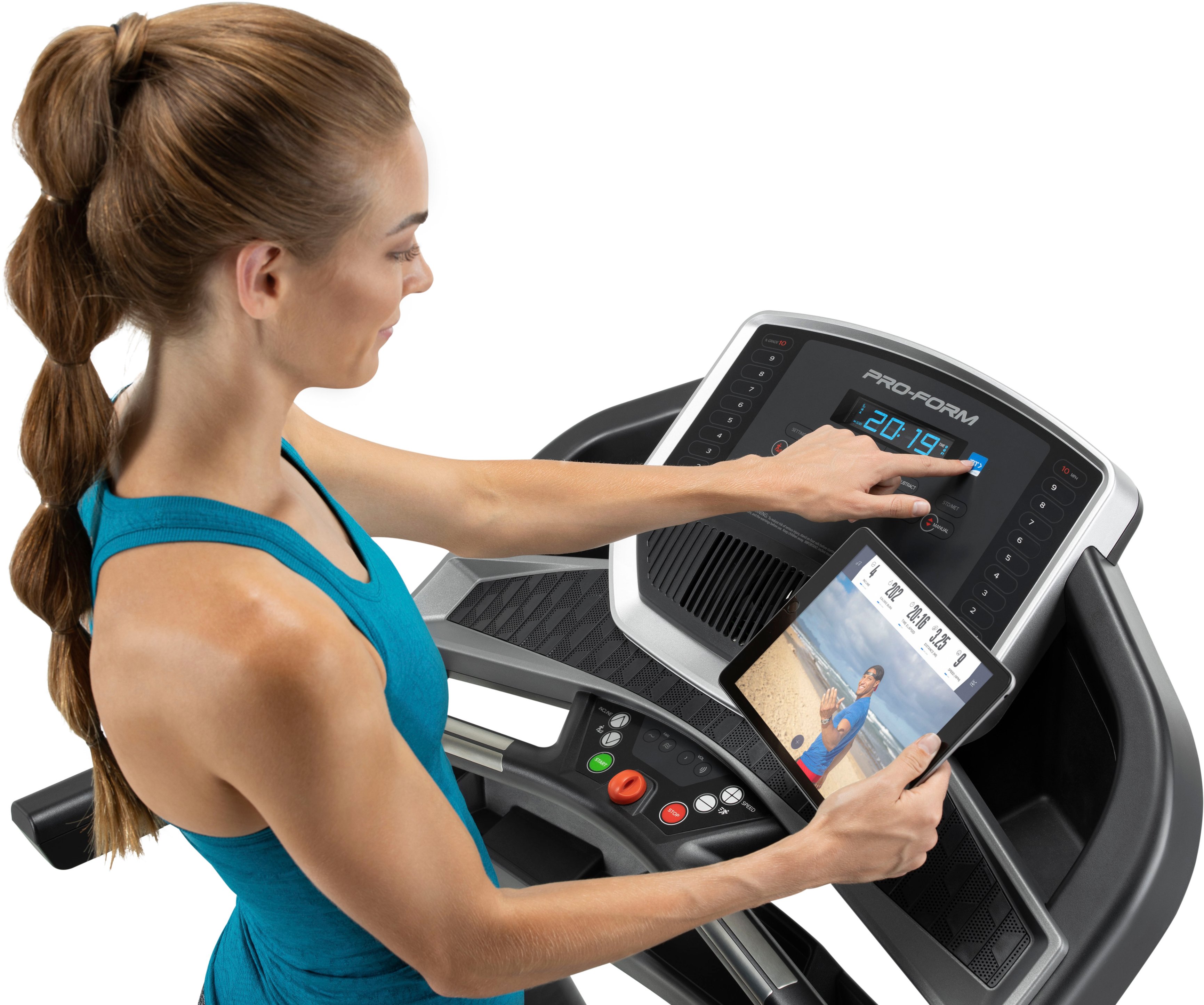 Bevestigen aan salto vloeiend Best Buy: ProForm Sport 7.0 Treadmill Black PFTL50919