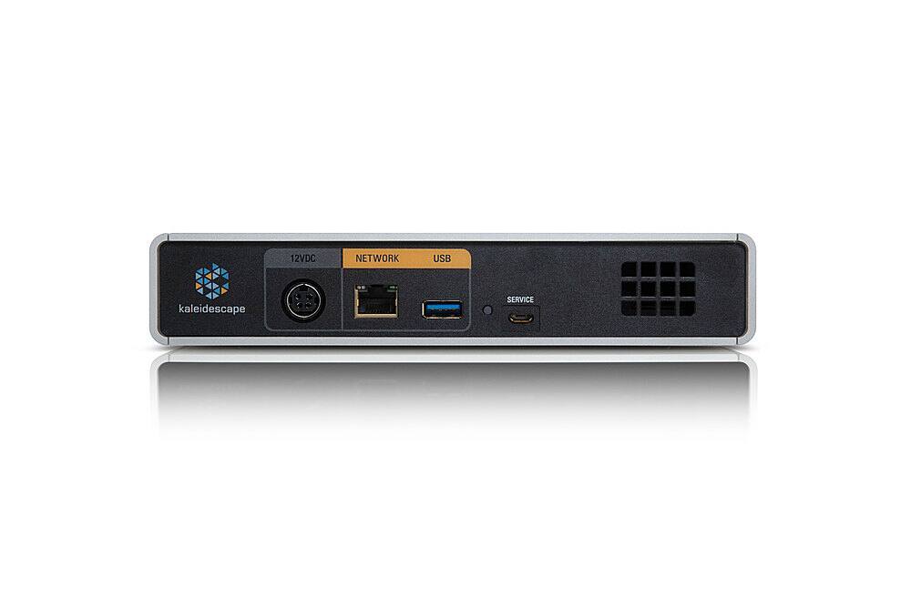 Back. Kaleidescape - Kaleidescape Compact Terra Movie Server - 18TB - Black/Silver.