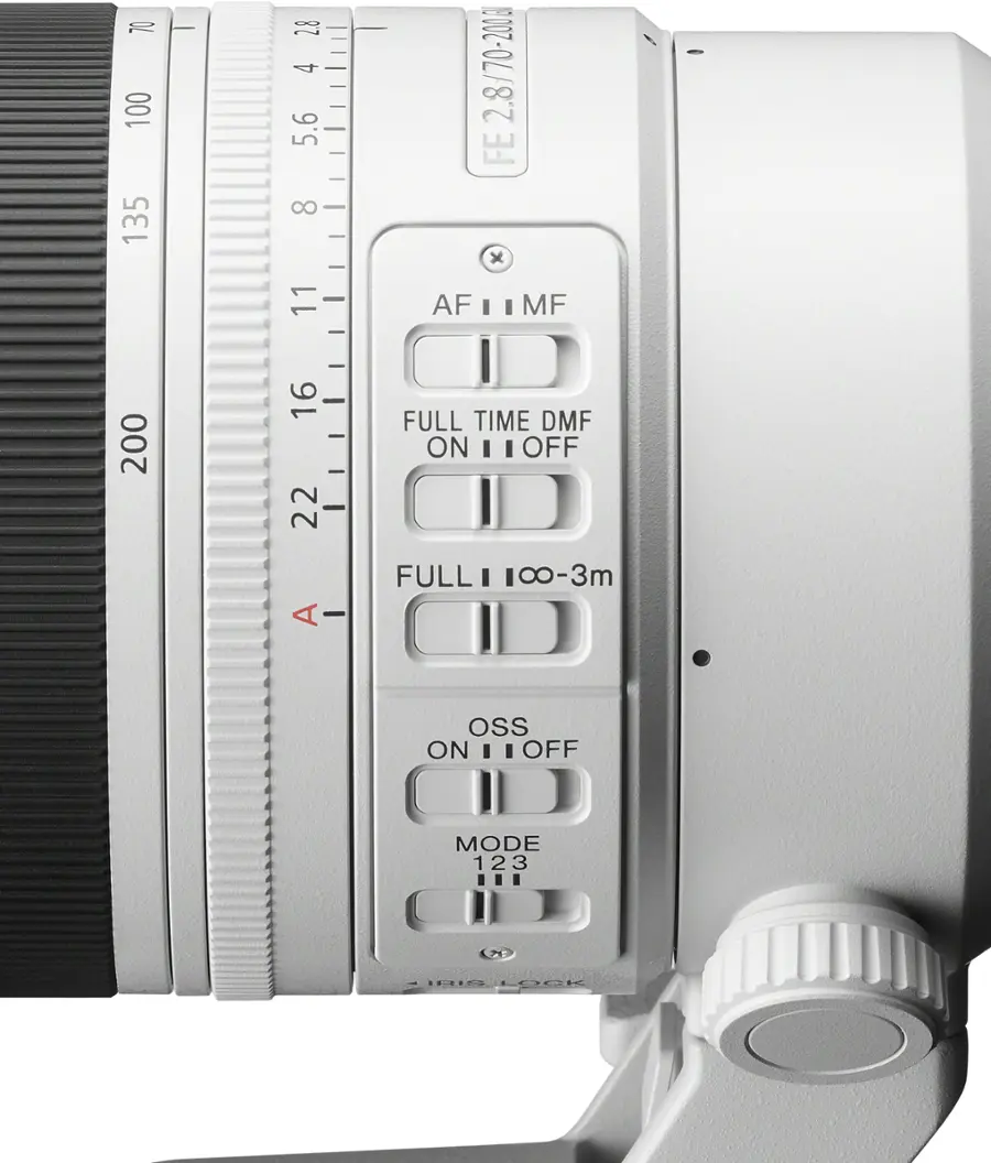 Alt View 16. Sony - FE 70-200mm F2.8 GM OSS II Full-Frame Telephoto Zoom G Master E mount Lens - White.