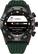 Alt View 1. Citizen - CZ Smart 44mm Black IP Stainless Steel Case Hybrid Heart Rate Smartwatch with Silicone Strap - Green.