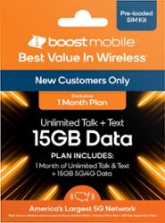 Boost Mobile - 1 Month 15GB Plan SIM Card Kit - Front_Zoom