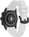 Back. Citizen - CZ Smart 44mm Black IP Stainless Steel Case Hybrid Heart Rate Smartwatch with Silicone Strap - White.