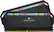 Front. CORSAIR - DOMINATOR PLATINUM RGB 32GB (2PK x 16GB) 5200MHz DDR5 C38 DIMM Desktop Memory - Black.