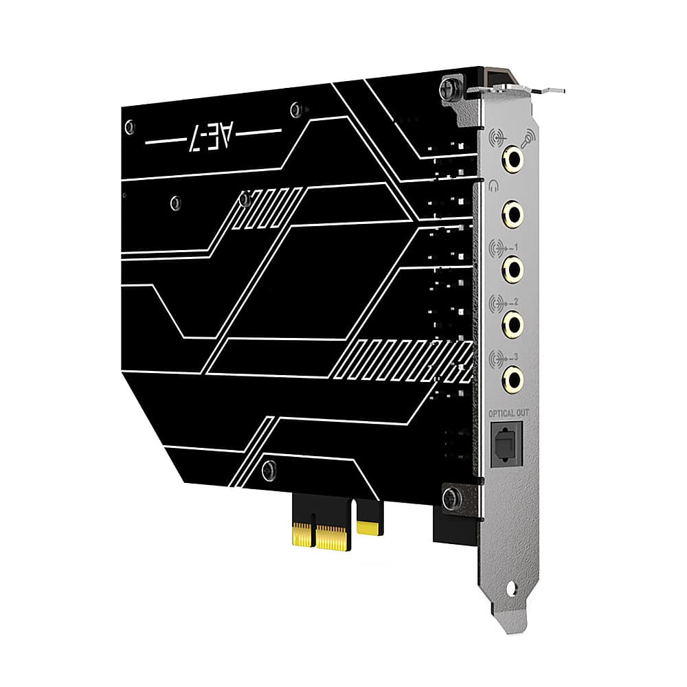 Alt View 12. Creative - Sound Blaster AE-7 Sound Board - Black.