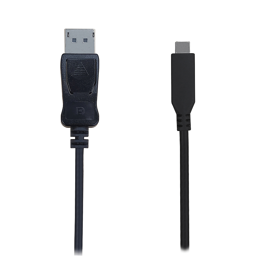 Left View: Dynex™ - 6' Mini DisplayPort-to-HDMI Cable - Black