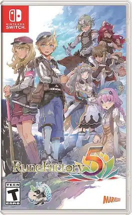Front. XSEED Games - Rune Factory 5. - T (Teen 13+)