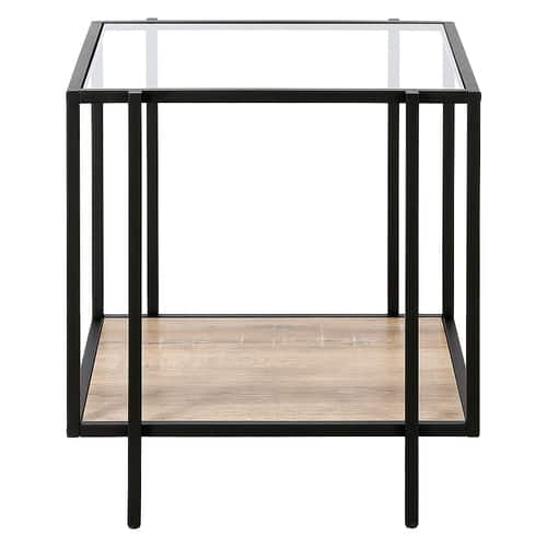 Camden&Wells - Vireo Side Table - Blackened Bronze/Limed Oak