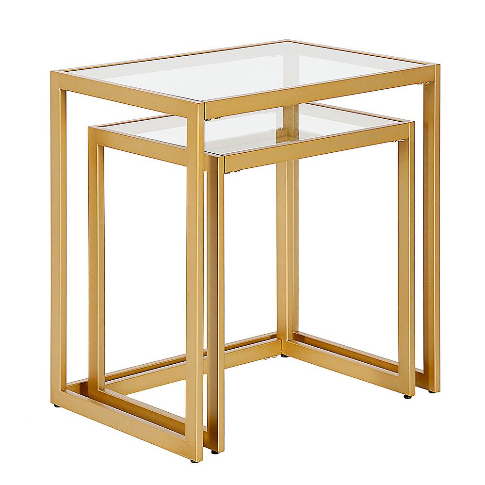 Best Buy Camden&Wells Rocco Nesting Side Table Set Brass ST0555