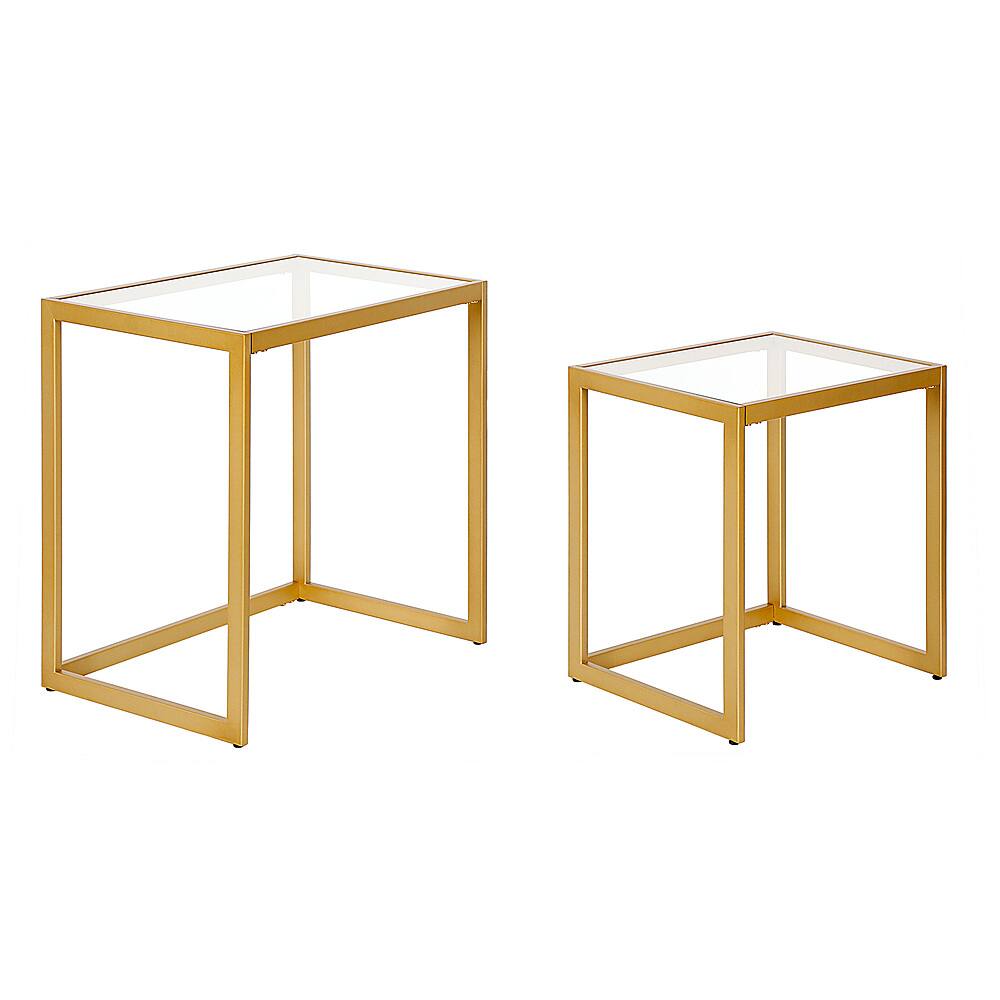 Best Buy Camden&Wells Rocco Nesting Side Table Set Brass ST0555