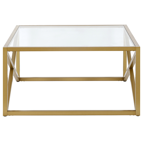 Camden&Wells - Calix Square Coffee Table - Brass