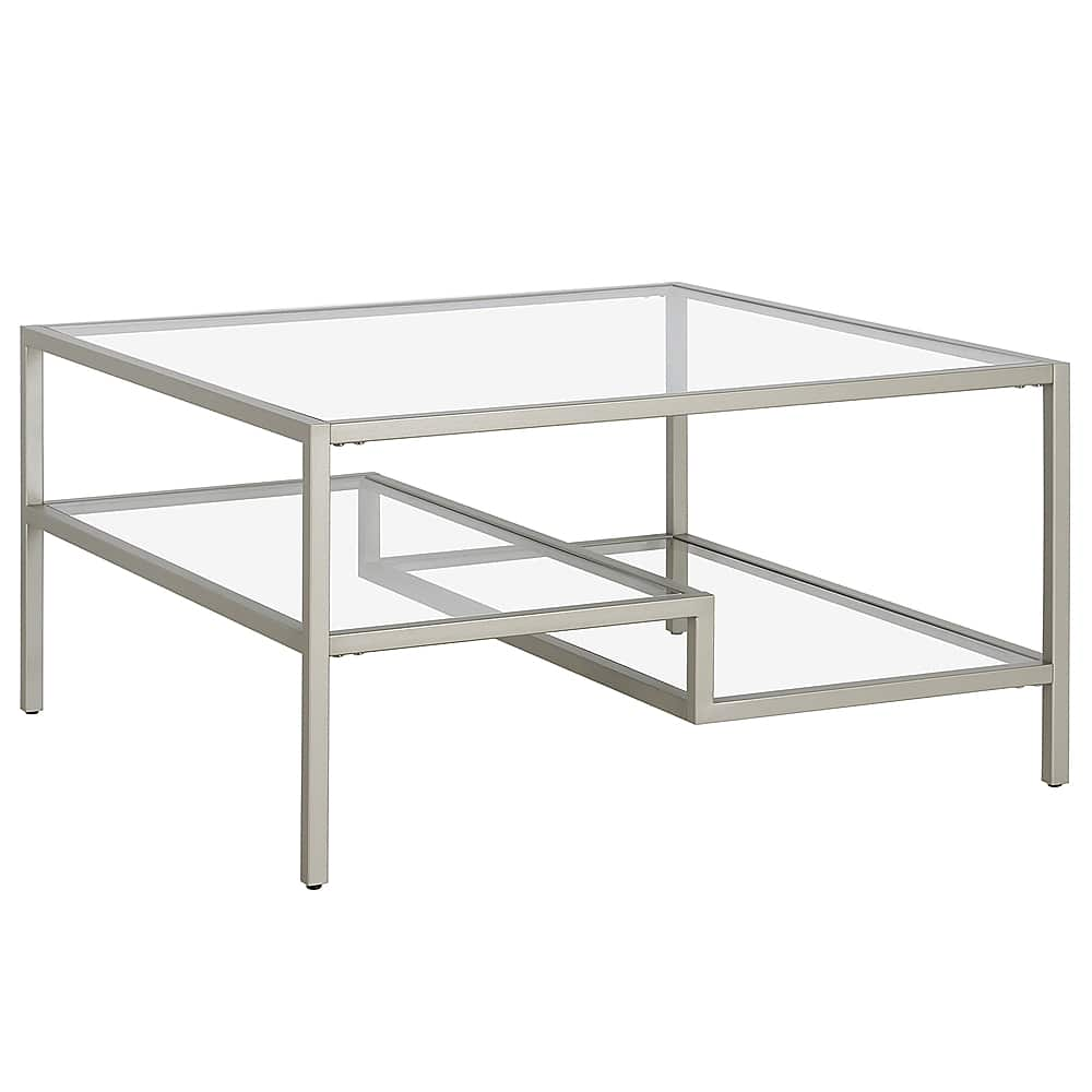 Angle View: Camden&Wells - Lovett Square Coffee Table - Satin Nickel