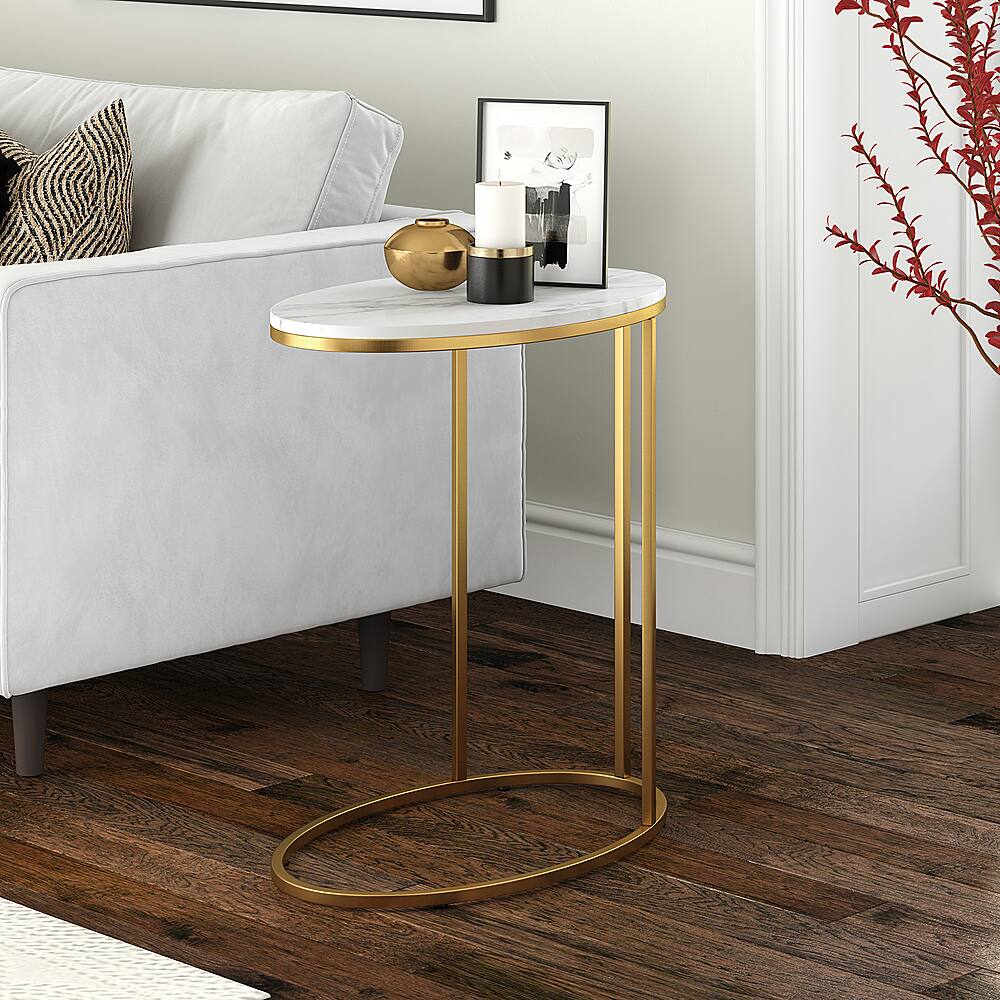 Camden&Wells Enzo Side Table Brass ST0744 - Best Buy