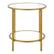 Front. Camden&Wells - Sivil Round Side Table - Brass.