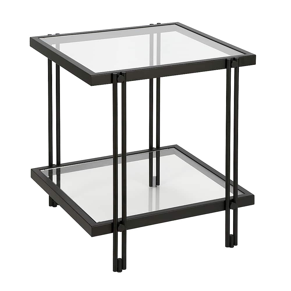 Angle View: Camden&Wells - Inez Side Table - Blackened Bronze