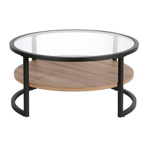 Camden&Wells - Winston Round Coffee Table - Blackened Bronze