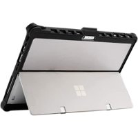 SaharaCase - DEFENCE Series Case for Microsoft Surface Pro 8 - Black/Clear - Angle_Zoom