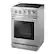 Angle. Thor Kitchen - 24 Inch Professional Electric Range - Stainless Steel.