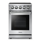 Whirlpool WFE500M4HS 24-Inch Freestanding Electric Range with Upswept