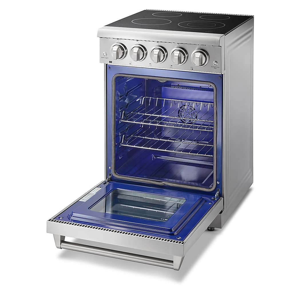Alt View 1. Thor Kitchen - 24 Inch Professional Electric Range - Stainless Steel.