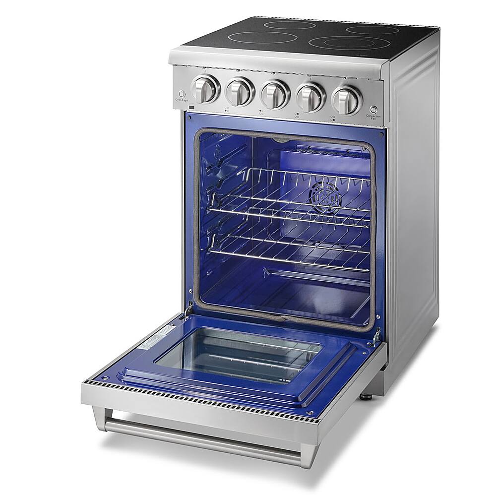 Alt View 1. Thor Kitchen - 24 Inch Professional Electric Range - Stainless Steel.