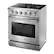Angle. Thor Kitchen - 30 Inch Professional Electric Range - Stainless Steel.