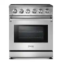 Thor Kitchen - 30 Inch Professional Electric Range - Stainless Steel - Front_Zoom