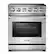 Front. Thor Kitchen - 30 Inch Professional Electric Range - Stainless Steel.