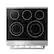 Alt View 2. Thor Kitchen - 30 Inch Professional Electric Range - Stainless Steel.