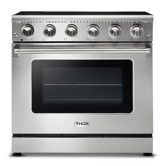 Thor Kitchen 36 Inch Professional Electric Range Stainless Steel