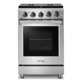 Thor Kitchen - 24 Inch Freestanding Gas Range - Stainless Steel
