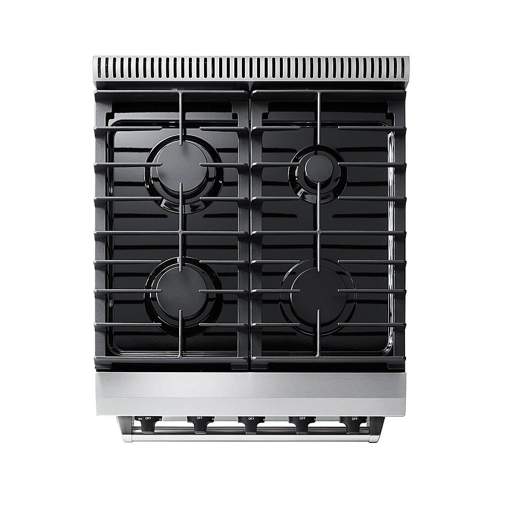 Alt View 12. Thor Kitchen - 24 Inch Freestanding Gas Range - Stainless Steel.