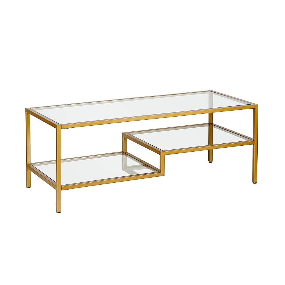 Angle View: Camden&Wells - Athena Square Coffee Table - Gold